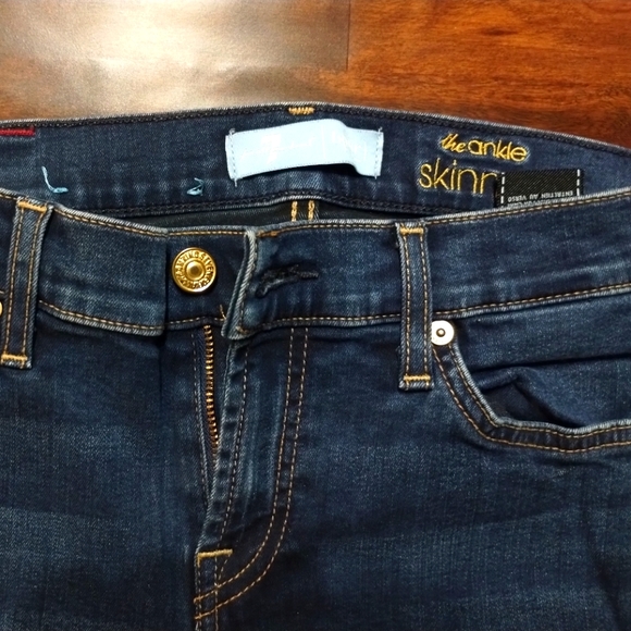 Women's 7 for all of mankind the ankle skinny Blair denim - Picture 3 of 4
